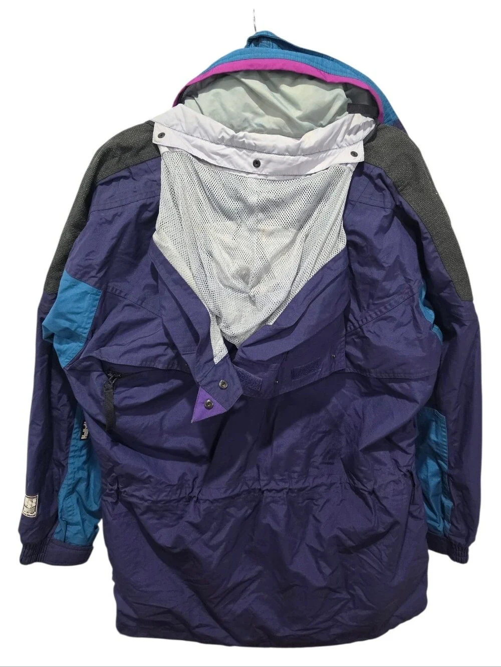 Helly Hansen Blue Outdoor Shell Jacket Size M Men Or Unisex Ski, Water Resistant